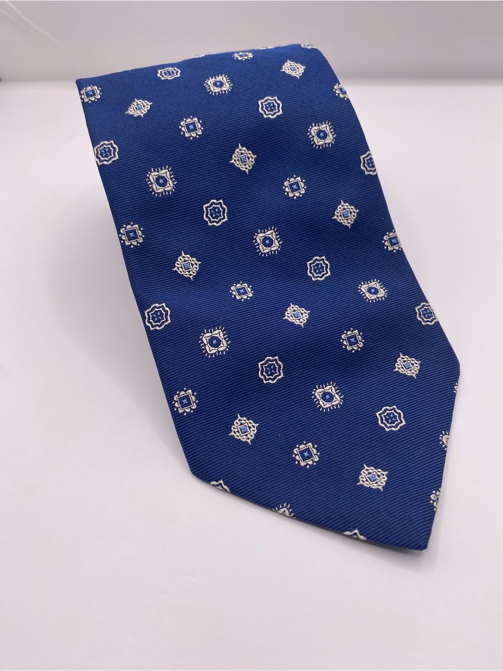 Brooks Brothers Royal Blue Silk Medallion Tie